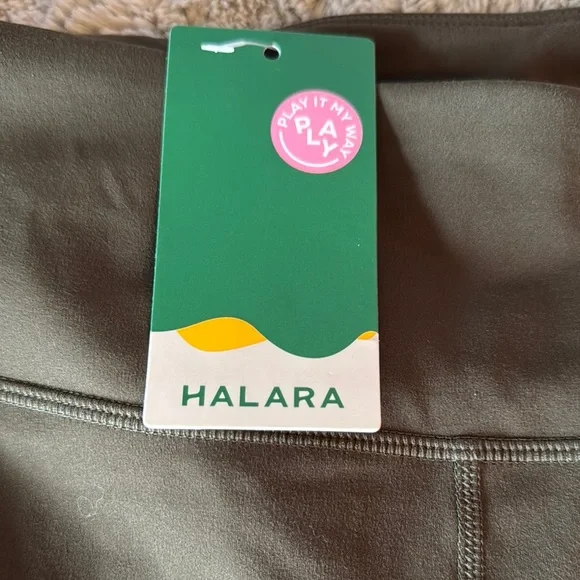 HALARA Green Leggings Stretchy Casual Wear - Picture 2 of 5